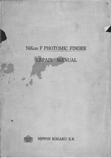 Nikon Photomic Finder manual. Camera Instructions.
